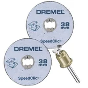 Tarcze do pił - Dremel Zestaw SC406 SpeedClic 2xSC456+trzpieńSC402 - miniaturka - grafika 1