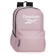 Plecaki szkolne i tornistry - Reebok Boston Plecak Szkolny Dwukomorowy Laptop 15,6 cala Różowy 31x44x15 cm Poliester by Joumma Bags, Różowy kolor, 31x44x15 cms, Dwukomorowy plecak szkolny - miniaturka - grafika 1