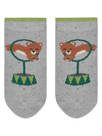 Skarpetki dla dzieci - Falke Skarpety "Baby Show Bears" w kolorze szarym - miniaturka - grafika 1