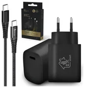 Ładowarki do telefonów - Extralink Smart Life 60W 20V 3A, USB-C-USB-C, 2.0m / 18W PD3.0 5V/3A 9V/2A czarny - miniaturka - grafika 1