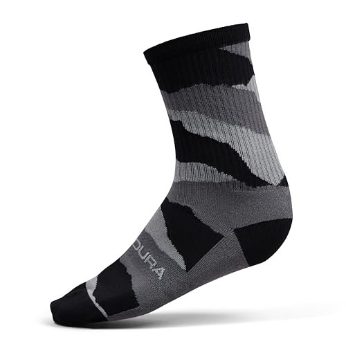 Endura Męskie skarpety rowerowe Peak, czarne, L-XL
