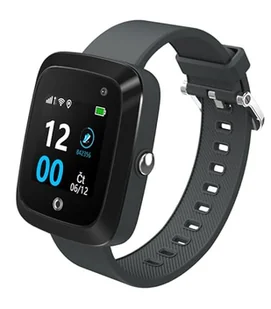 Aligator AZAW06BK Czarny - Smartwatch - miniaturka - grafika 1