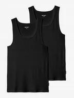 Koszulki męskie - TANKTOP Zestaw 2 SZTUKI T-Shirt BEZRĘKAWNIK MĘSKI CZARNY Carhartt WIP XXL - miniaturka - grafika 1