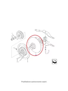 NEW HOLLAND / CASE KOŁO PRZEKŁADNI BEZSTOPNIOWEJ MŁOCARNI NEW HOLLAND 84278618 - 84026079 - 84991647 - Części i akcesoria do maszyn rolniczych - miniaturka - grafika 1