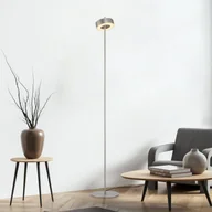 Lampy stojące - Q-Smart-Home Paul Neuhaus Lampa stojąca LED Q-Rotate aluminium 140 cm - miniaturka - grafika 1
