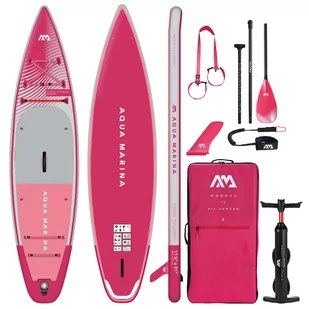 Deska SUP Aqua Marina Coral Touring 11'6" BT-23CTPR (Raspberry) - Deski SUP i akcesoria - miniaturka - grafika 1