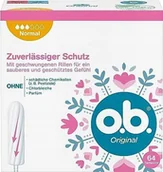 Tampony - O.B. Original Normal, Tampony, 64 sztuki NIEMIEC - miniaturka - grafika 1