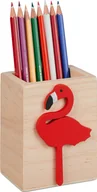 Przyborniki na biurko - uchwyt na długopis relaxdays flamingo - miniaturka - grafika 1