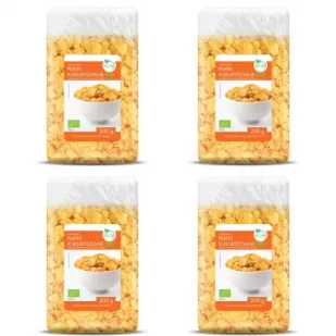 BioLife Płatki kukurydziane Zestaw 4 x 200 g Bio - Płatki śniadaniowe i musli - miniaturka - grafika 1