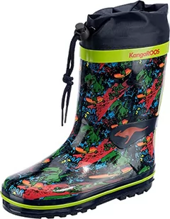 KangaROOS K-Rain kalosze gumowe, granatowe/komiksowe, 34 EU - Kalosze damskie - miniaturka - grafika 1