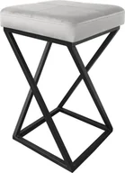 Taborety i hokery - Atos Hoker krzesło barowe ZOA LOFT podstawa czarna MG39 - miniaturka - grafika 1