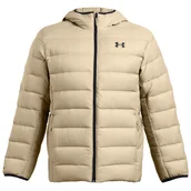 Kurtki męskie - Kurtka męska Under Armour Legend Down Hooded Jacket Rozmiar: M / Kolor: beżowy - miniaturka - grafika 1