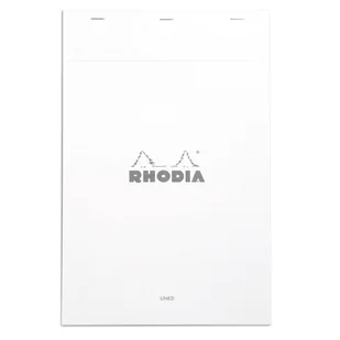 Blok Rhodia N°19 A4+ 21x31,8 cm, linie, biały - Notesy i bloczki - miniaturka - grafika 1
