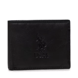 Portfele - Duży Portfel Męski U.S. Polo Assn. - Horiz. Wallet WIUUY2259MHA000 Black - grafika 1