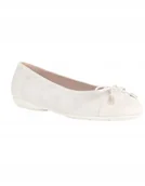 Baleriny - Geox Baleriny Szare Wsuwane Błyszczące 36 Żnl - miniaturka - grafika 1