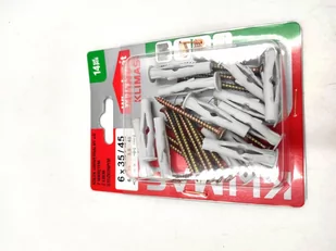 WKRĘT-MET Kołek uniwersalny z łbem stożkowym 6 mm x 45 mm - Kołki - miniaturka - grafika 1