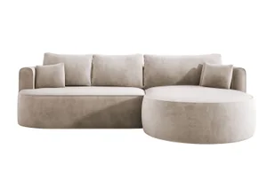 Domo-Home Nowoczesny rozkładany narożnik FIORE z funkcją spania, kanapa z automatycznym rozkładaniem, sofa, rozkładana sofa RIGHT 284x183x82 cm Salvador 1 - Sofy i kanapy - miniaturka - grafika 1