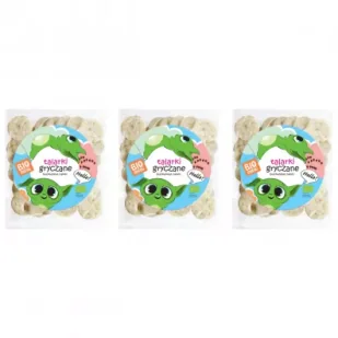 Biominki Talarki gryczane Zestaw 3 x 55 g Bio - Inne przekąski suche - miniaturka - grafika 1