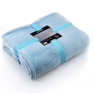 DecoKing DecoKing - Koc Fluff - Turkusowy 150x200 cm - Koce - miniaturka - grafika 1