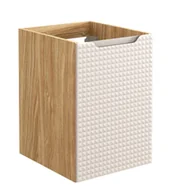 Szafki łazienkowe - Beżowa wisząca szafka łazienkowa 3d W1-G89 - miniaturka - grafika 1