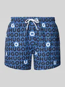 Kąpielówki męskie - Spodenki kąpielowe z elastycznym pasem model ‘TORTUGA’ - miniaturka - grafika 1