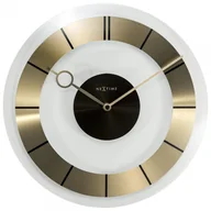 Zegary - Nextime Zegar ścienny Retro gold by 2790 GO - miniaturka - grafika 1