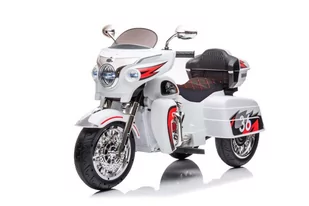 Motor Na Akumulator Trójkołowy Goldwing Biały - Pojazdy elektryczne dla dzieci - miniaturka - grafika 3