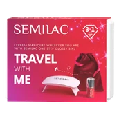 Zestawy kosmetyków damskich - Semilac Travel With Me Set - miniaturka - grafika 1