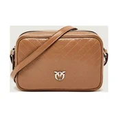 Torebki damskie - Pinko Skórzana listonoszka CARRIE - miniaturka - grafika 1