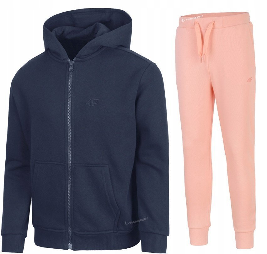 4F OCIEPLANY DZIEWCZÄCY DRES KOMPLET BLUZA SPODNIE / rozm 164