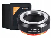 Paski, szelki, uprzęże foto - ADAPTER M42 na micro M4/3 M43 K&F wersja PRO - miniaturka - grafika 1