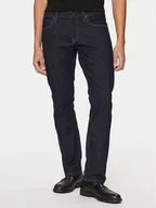 Spodnie męskie - Calvin Klein Jeansy K10K111241 Granatowy Slim Fit - miniaturka - grafika 1