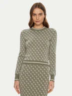 Swetry damskie - Guess Sweter W4BR21 Z37K0 Zielony Regular Fit - miniaturka - grafika 1