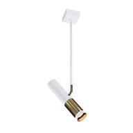 Lampy sufitowe - Amplex Kavos reflektor lampa wisząca 1-punktowa biała 8869ax - miniaturka - grafika 1