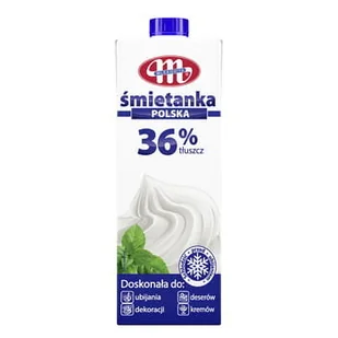 Mlekovita Śmietanka Polska UHT 36% tł. 1l - Szybkie dania obiadowe - miniaturka - grafika 1