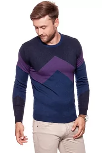 Wrangler, Sweter męski, W Crew Knit Navy W8640P335, rozmiar S - Swetry męskie - miniaturka - grafika 1
