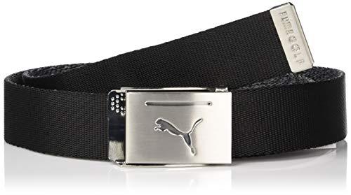 PUMA Męski męski pasek dwustronny Puma Golf 2019 (jeden rozmiar) Puma Golf 2019 męski dwustronny pasek internetowy (męski, surfuj po Internecie, jeden rozmiar) Puma Czarny Jeden rozmiar