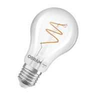 Żarówki LED - OSRAM Vintage 1906 Classic to ciepłobiała, ściemnialna żarówka LED ze spiralnym żarnikiem. Oferuje 4,6 W przy 470 lm, oprawka E27, przezroczyste szkło, średnica 60 mm, 2200 K. - miniaturka - grafika 1