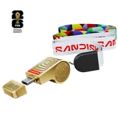 Pendrive - SanDisk USB-C Flash Drive: FIFA World Cup 2026 Edition - 128GB, Gold - SDCZIA-128G-G46GLD - miniaturka - grafika 1