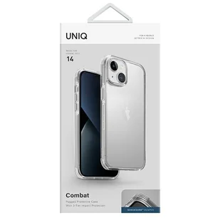 UNIQ etui Combat iPhone 14 6,1" przeźroczysty/crystal - Etui i futerały do telefonów - miniaturka - grafika 9
