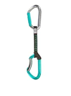 Sprzęt wspinaczkowy - Ekspres wspinaczkowy Climbing Technology Salto Set UL 12 cm - titanium/acquamarine - miniaturka - grafika 1