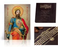 Ikony i obrazy sakralne - Ikona religijna Święty Władysław - miniaturka - grafika 1