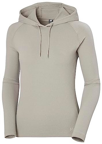 Helly Hansen Damska bluza z kapturem Verglas Light, Łagodny szary, S