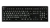 Klawiatury - Logickeyboard LKB-LPWB-A2PC-FR klawiatura Uniwersalne USB AZERTY Francuski Czarny - miniaturka - grafika 1