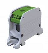 Kostki, złączki, wtyczki - Simet Złączka szynowa gwintowa Al/Cu STB 50 (87310) SIMBLOCK zielony 81001005 - miniaturka - grafika 1