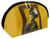 Kosmetyczki, organizery i kuferki - Kosmetyczka Portret żony artysty Jadwigi na żółtym tle Józef Mehoffer - miniaturka - grafika 1