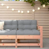 Sofy ogrodowe - vidaXL Ogrodowa sofa narożna, lite drewno daglezjowe - miniaturka - grafika 1