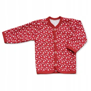 KAFTAN kaftanik 116 KOSZULKA bluzka DZIECIĘCA rozpinana w KWIATKI - Kaftaniki dla niemowląt - miniaturka - grafika 1