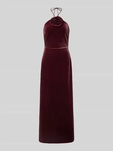 Sukienka koktajlowa z kwiatową aplikacją model ‘ROSETTA STRAP’ - Sukienki - miniaturka - grafika 1