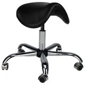 Krzesła i taborety kosmetyczne - Taboret Fryzjerski Siodło Ayala S-3 wysokość: Niski - miniaturka - grafika 1